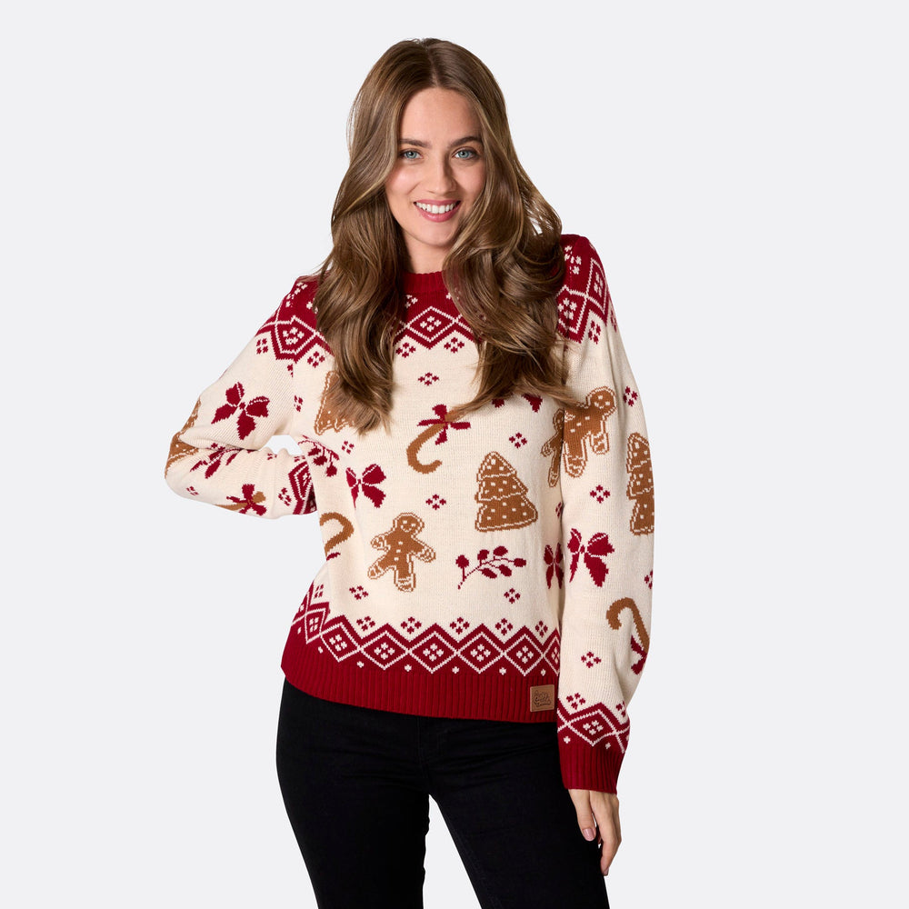 Peberkage Julesweater Dame