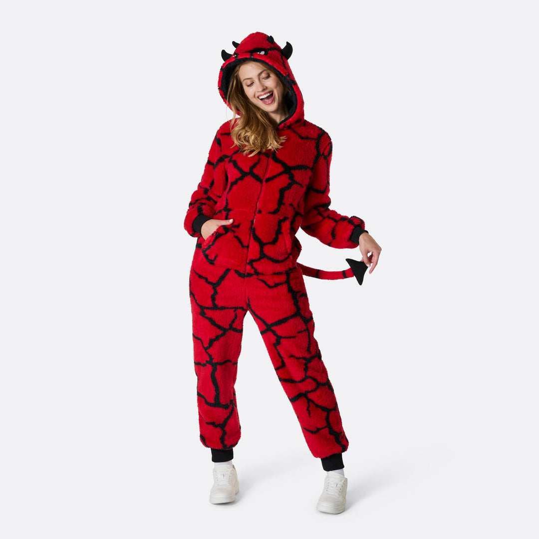 Djævel Onesie Dame