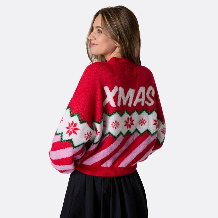 Merry Xmas Oversized Julesweater Dame