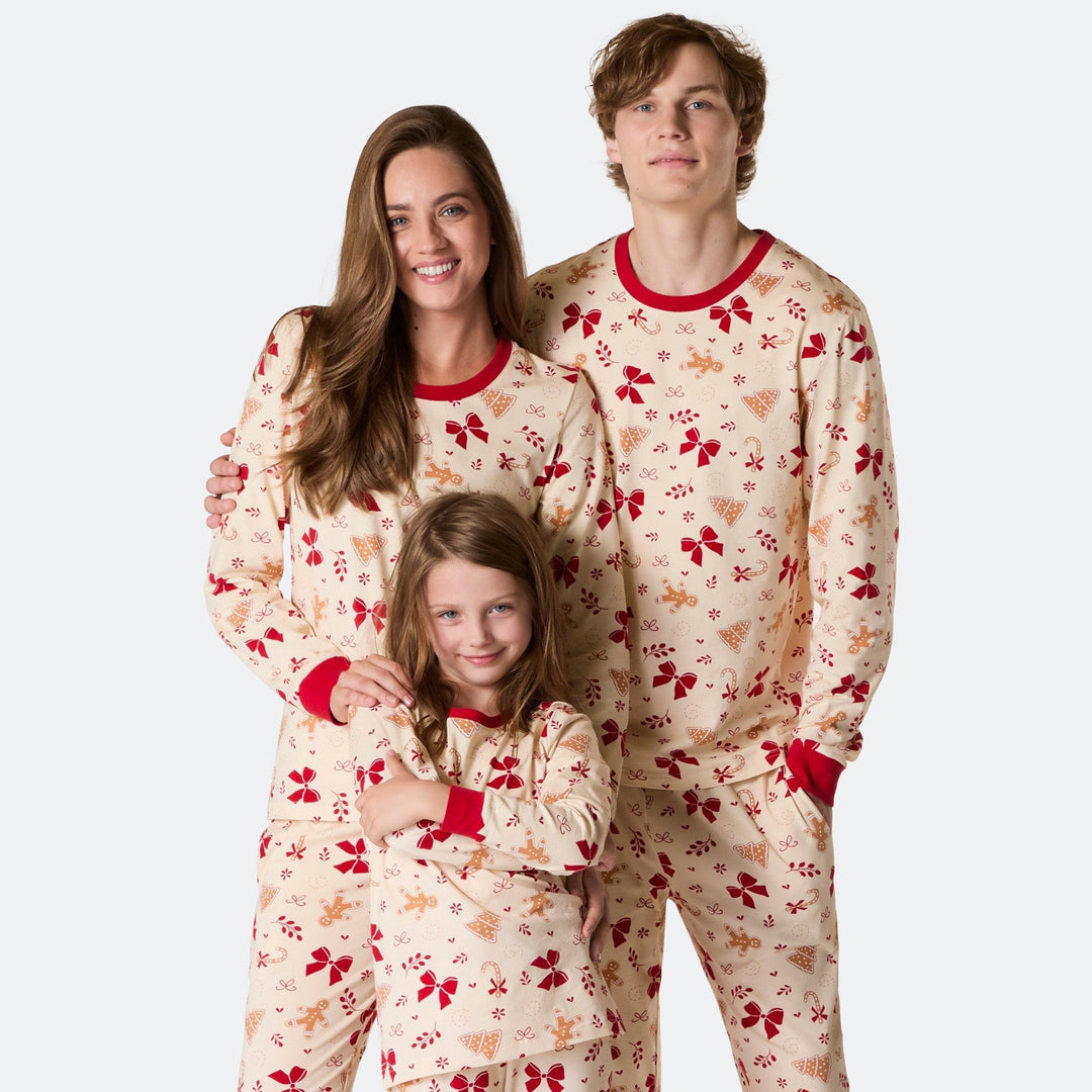 Peberkage Julepyjamasser Familie