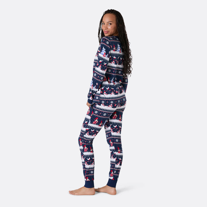 Julelandskab Julepyjamas Dame