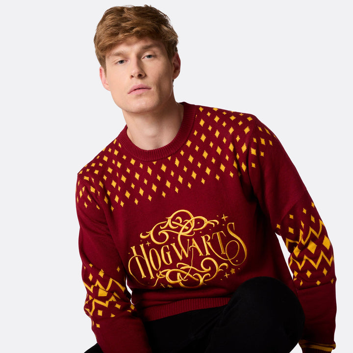 Hogwarts Julesweater Herre