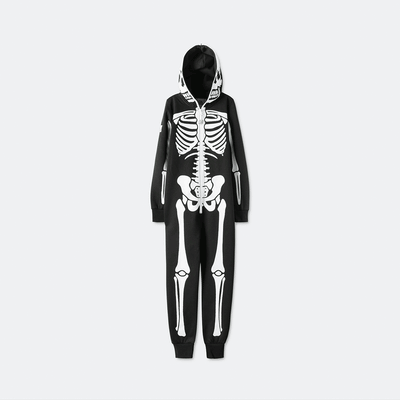 Halloween Skelet Onesie Børn