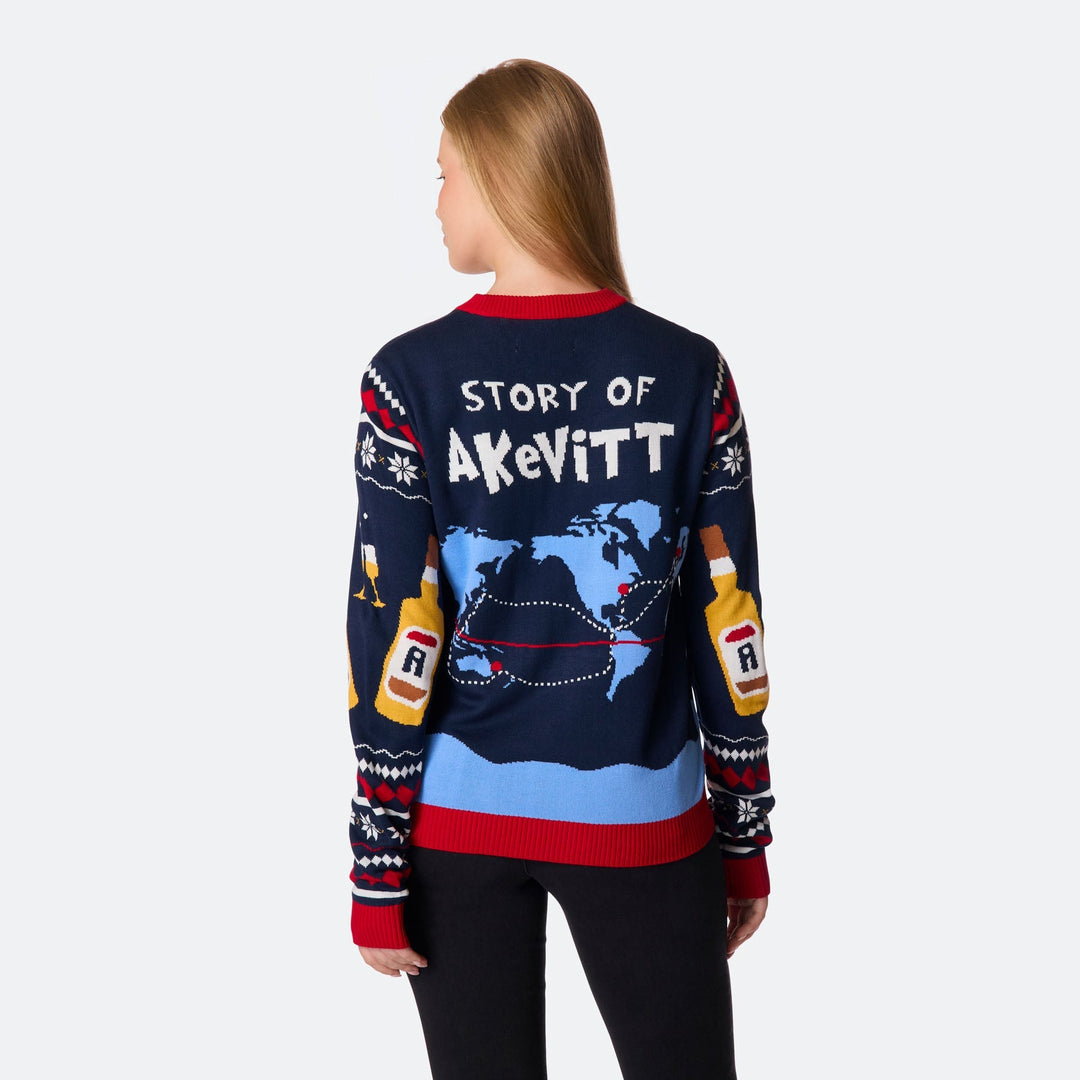 All I Want for Christmas is Akvavit Julesweater Dame