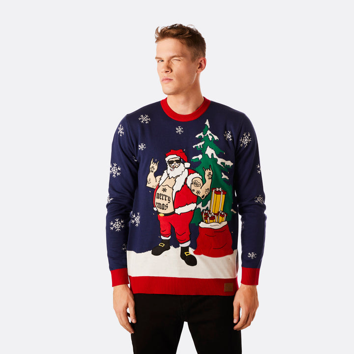 Biker Julesweater Herre