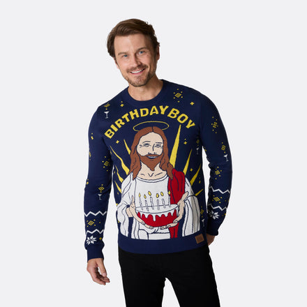 Birthday Boy Julesweater Herre