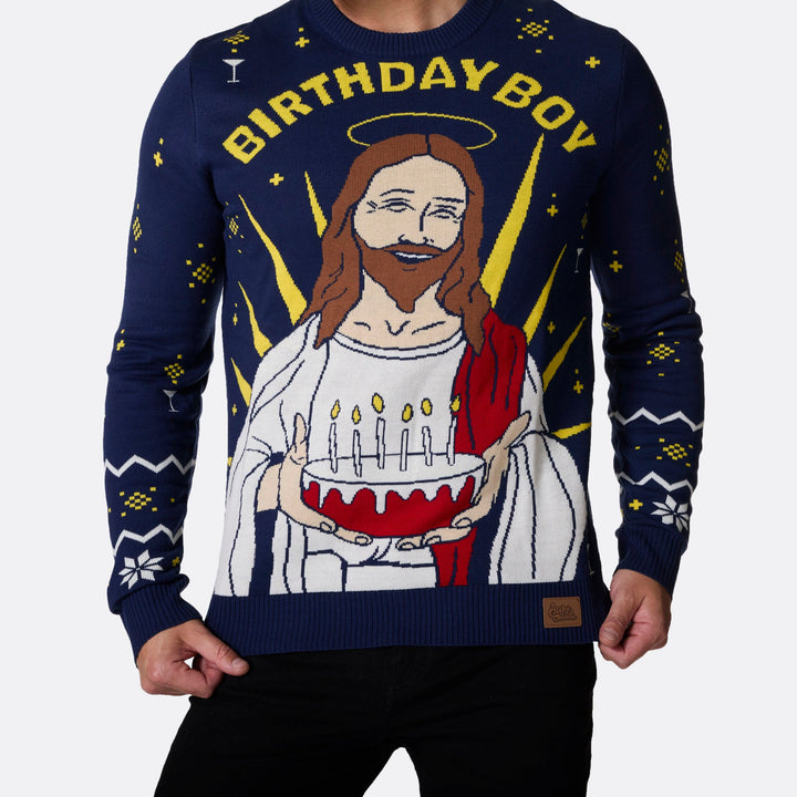 Birthday Boy Julesweater Herre