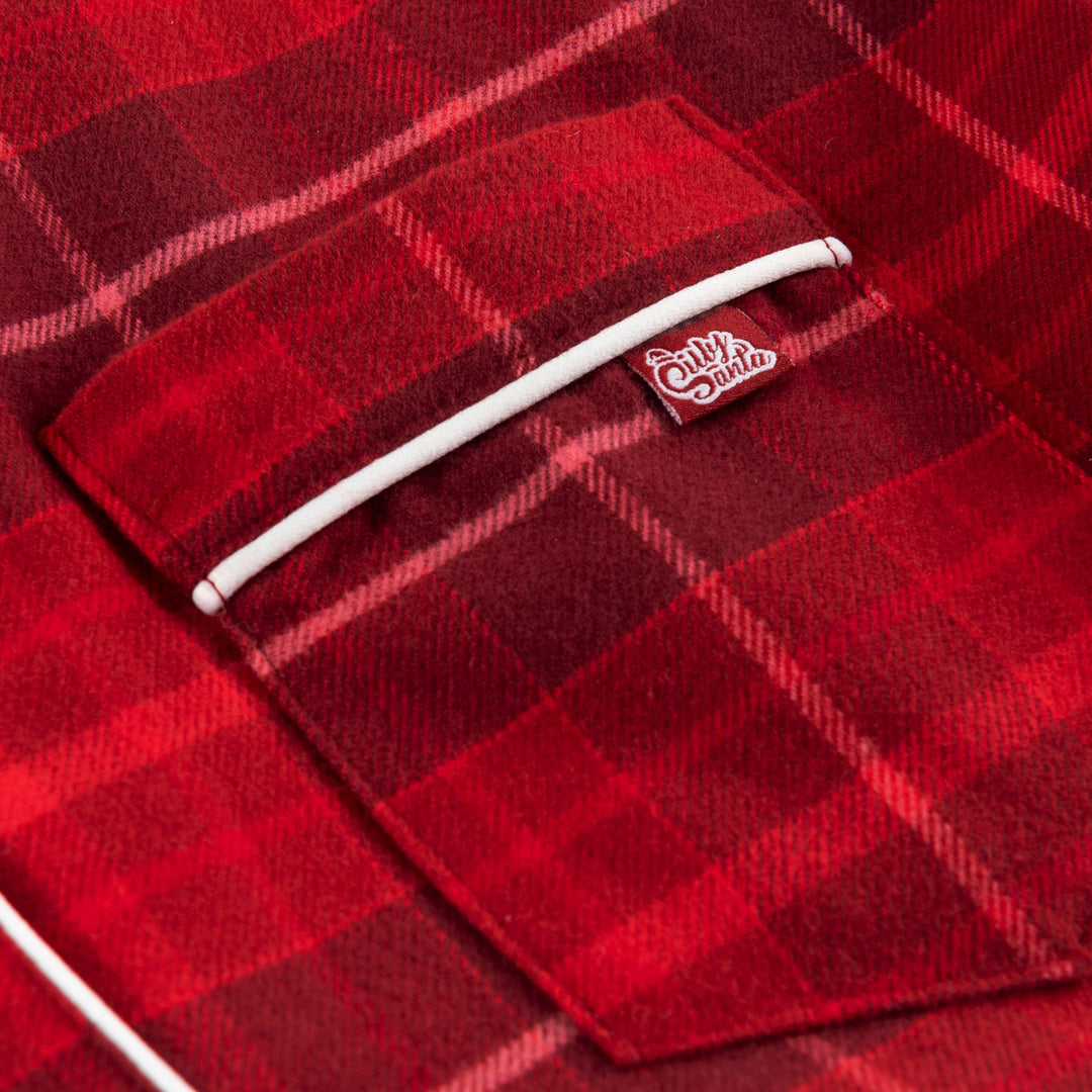 Rød Flannel Julepyjamas Børn