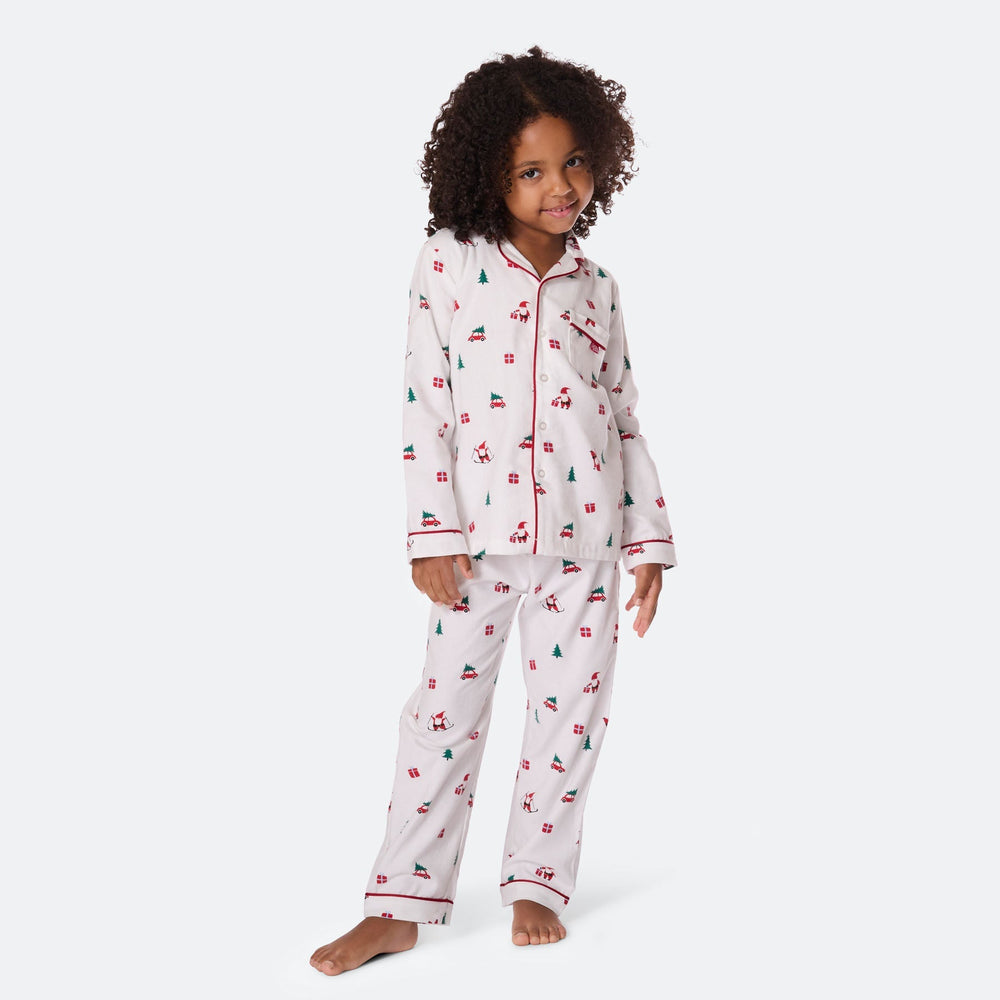 Mistelten Flannel Julepyjamas Børn