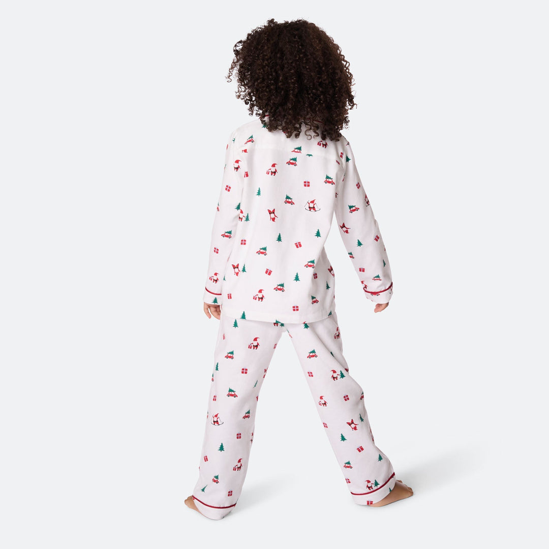 Mistelten Flannel Julepyjamas Børn