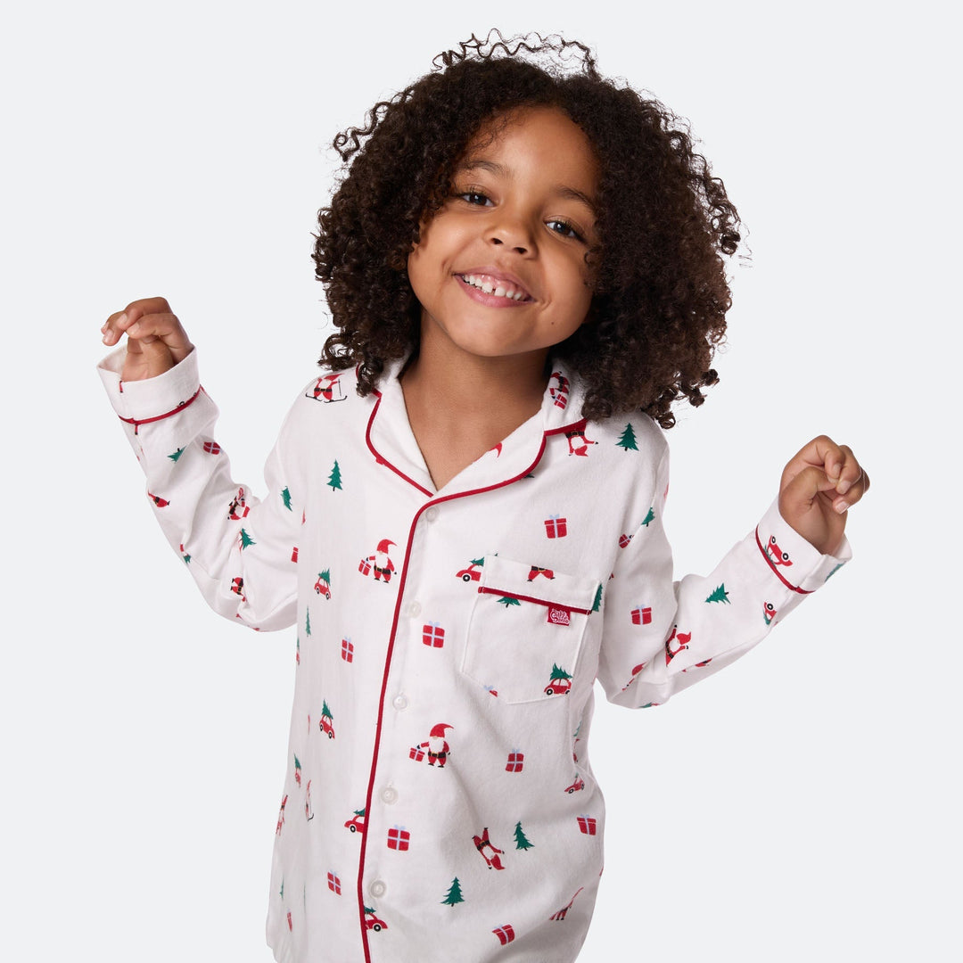Mistelten Flannel Julepyjamas Børn