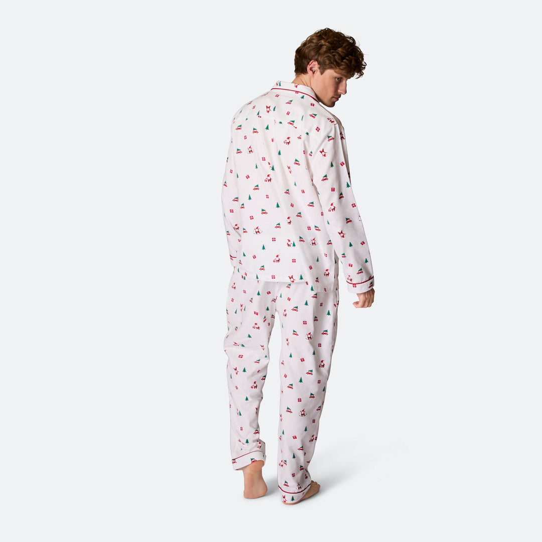 Mistelten Flannel Julepyjamas Herre