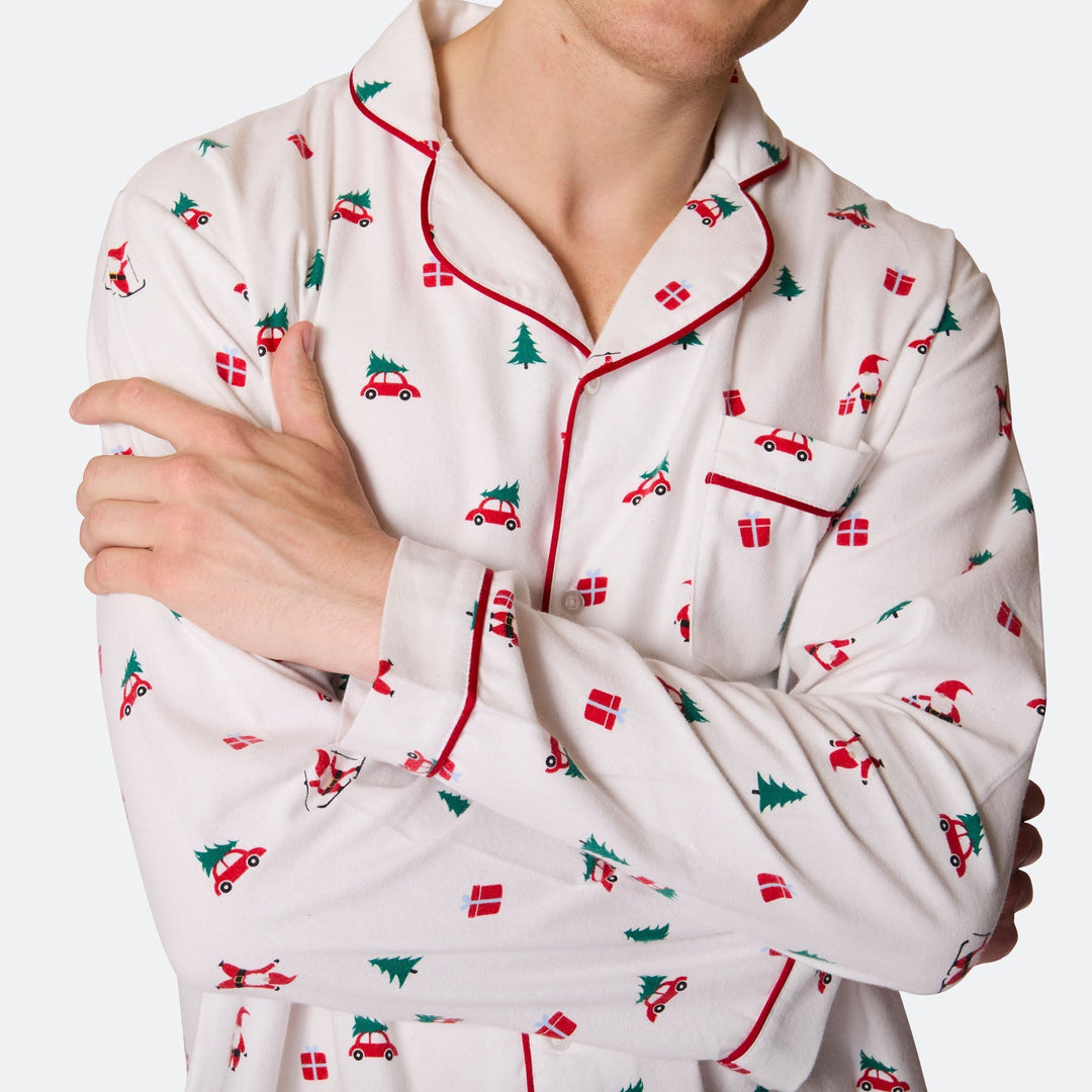 Mistelten Flannel Julepyjamas Herre