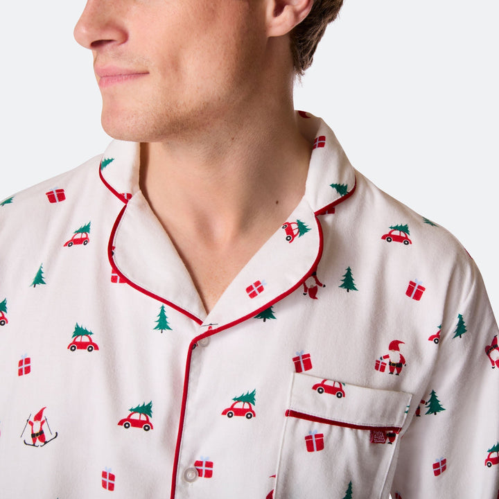Mistelten Flannel Julepyjamas Herre