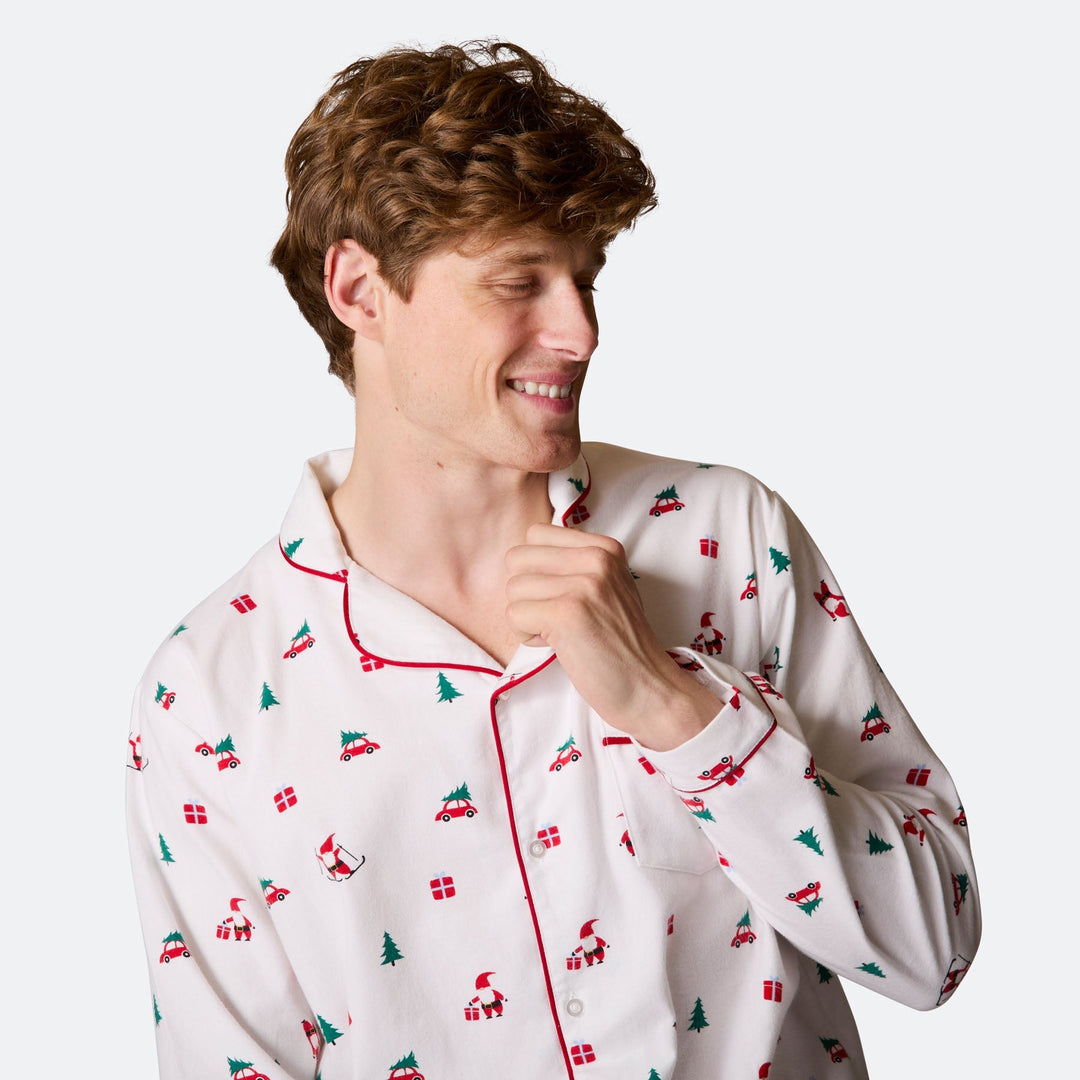 Mistelten Flannel Julepyjamas Herre