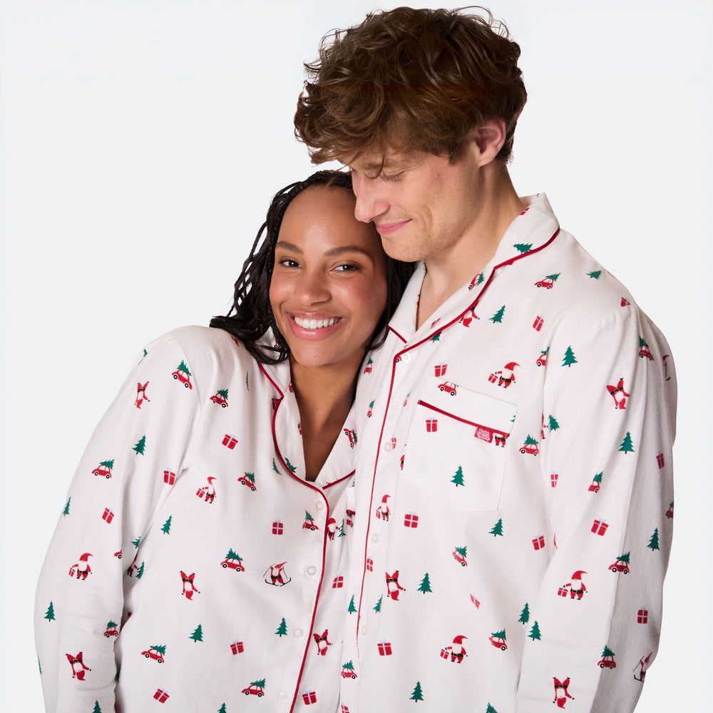 Mistelten Flannel Julepyjamas Herre