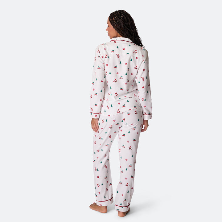 Mistelten Flannel Julepyjamas Dame