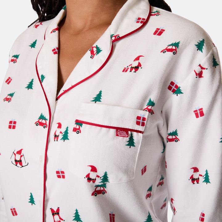 Mistelten Flannel Julepyjamas Dame