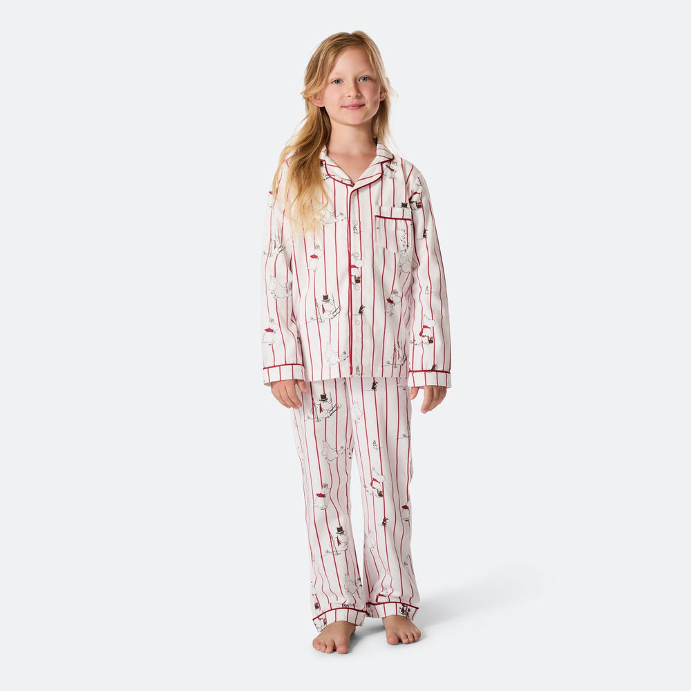 Mumi Flannel Julepyjamas Børn