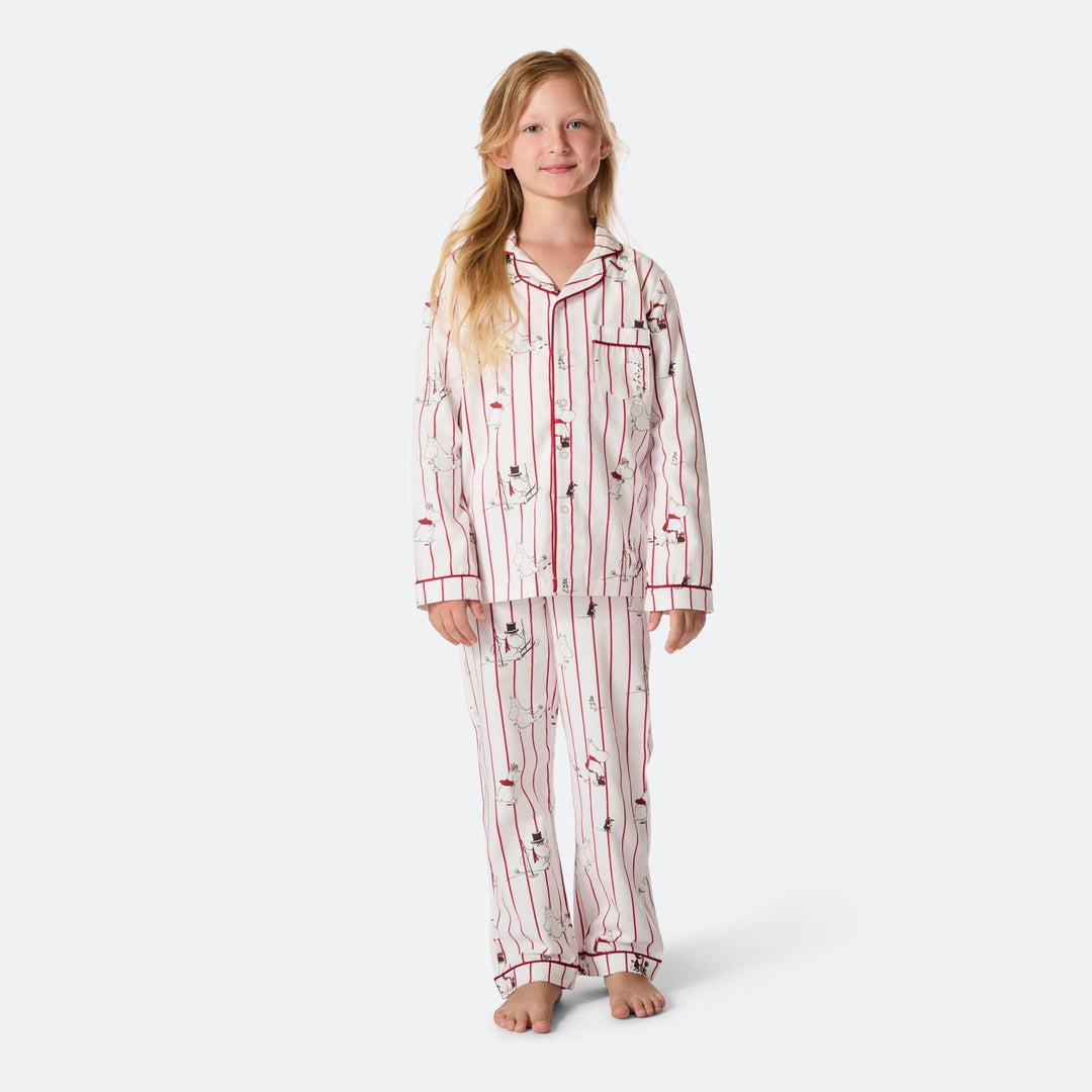 Mumi Flannel Julepyjamas Børn