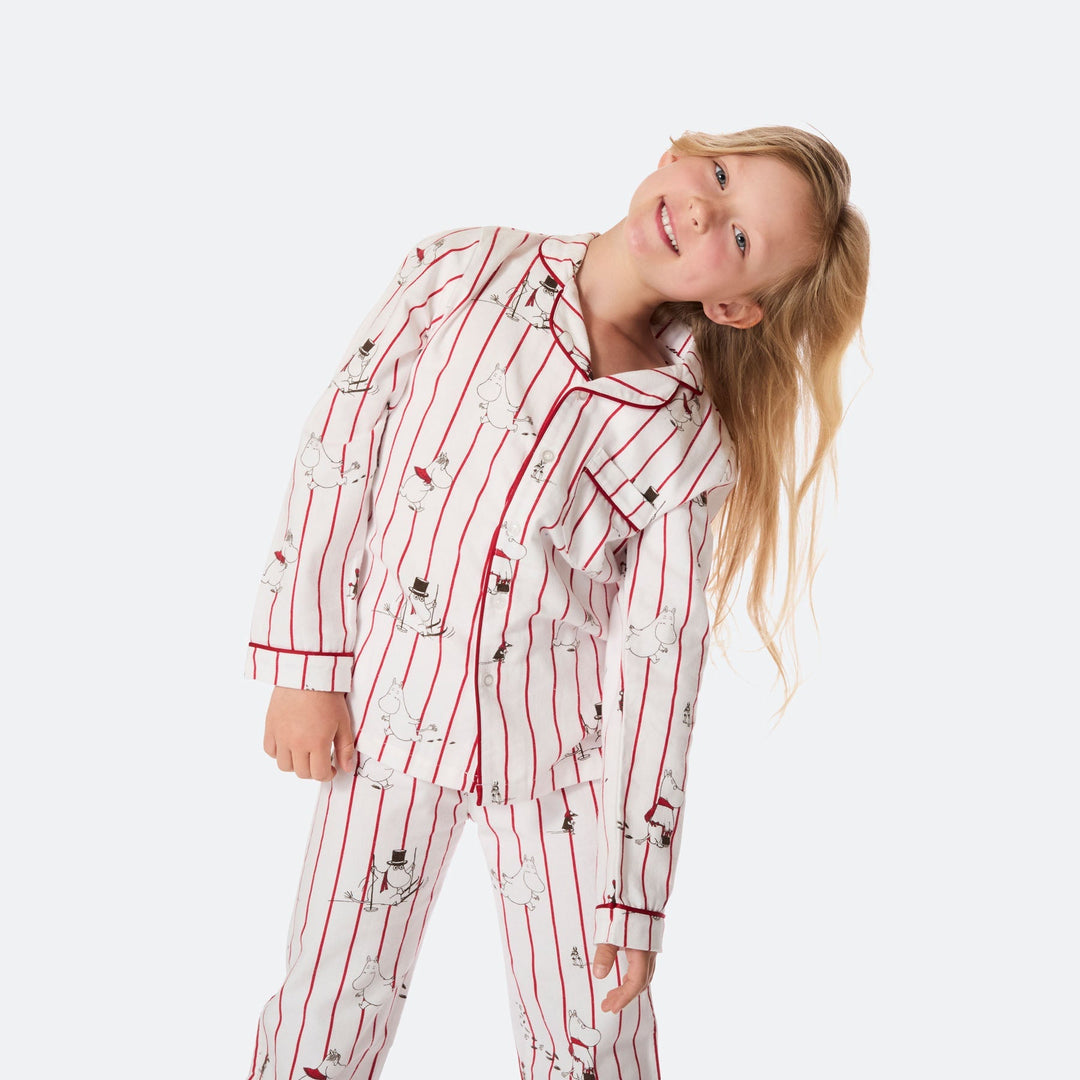 Mumi Flannel Julepyjamas Børn