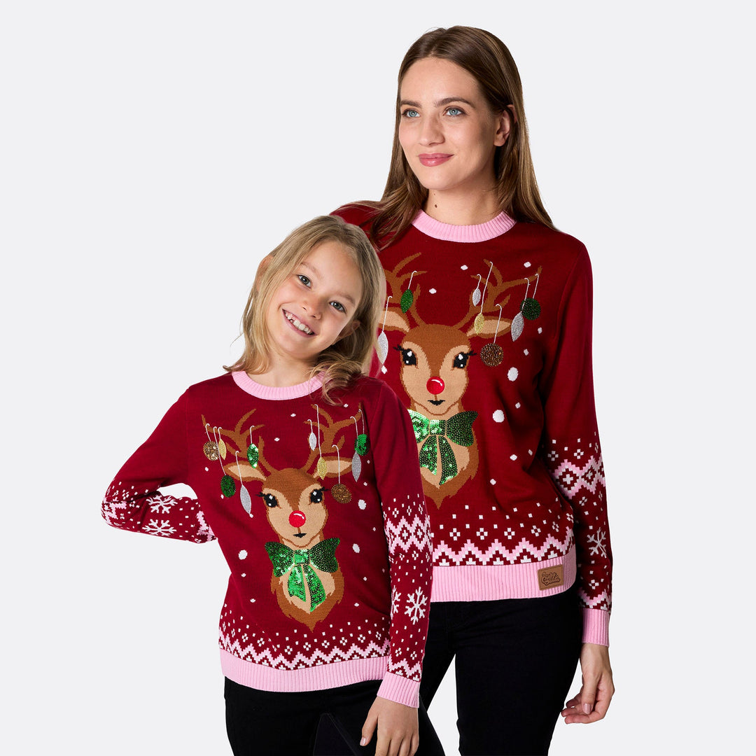 Rensdyr Julesweatre til Hele Familien