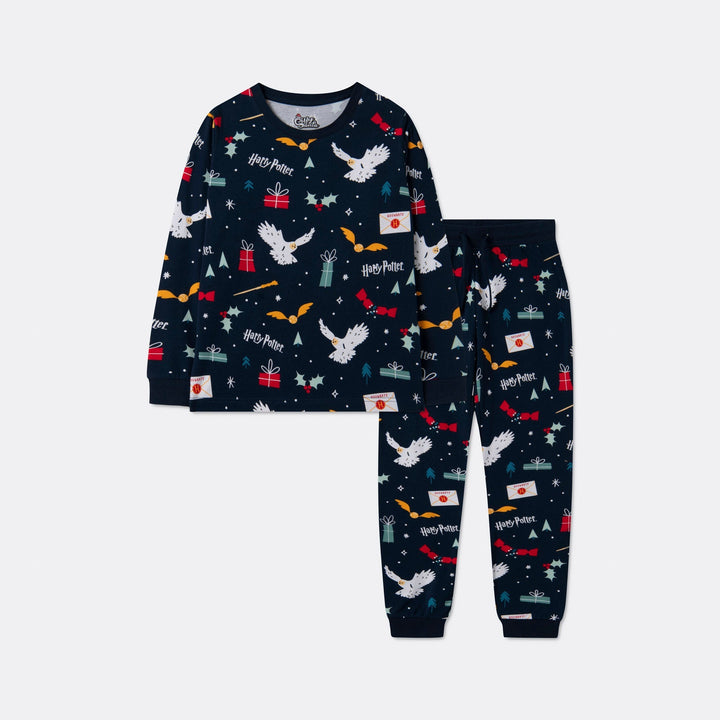 Blå Harry Potter Pyjamas Børn