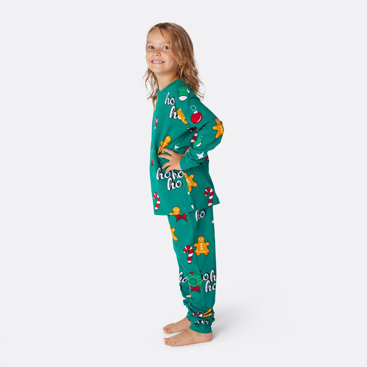 Hohoho Grøn Julepyjamasser Familie