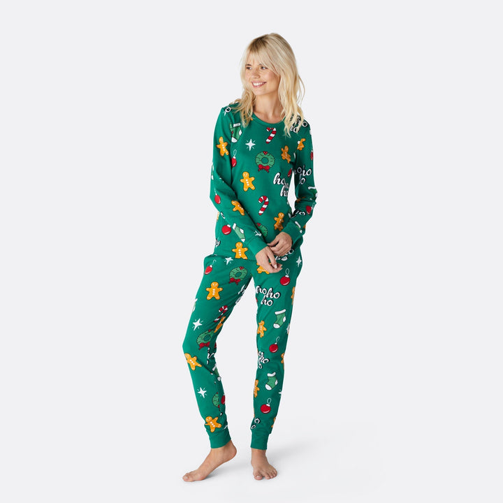 Hohoho Grøn Julepyjamasser Familie