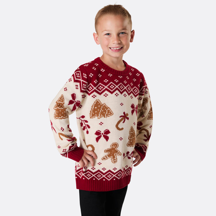 Peberkage Julesweater Børn
