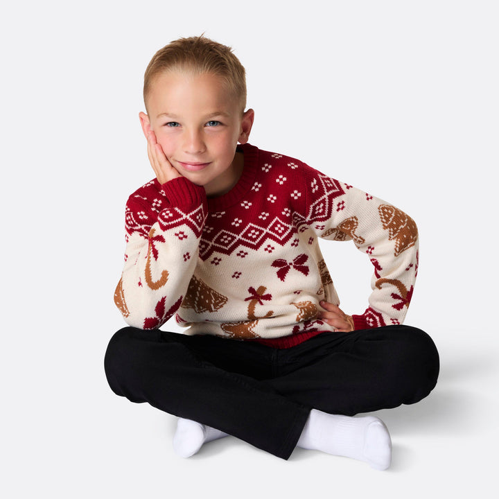Peberkage Julesweater Børn