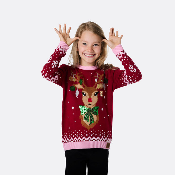 Rensdyr Julesweater Børn