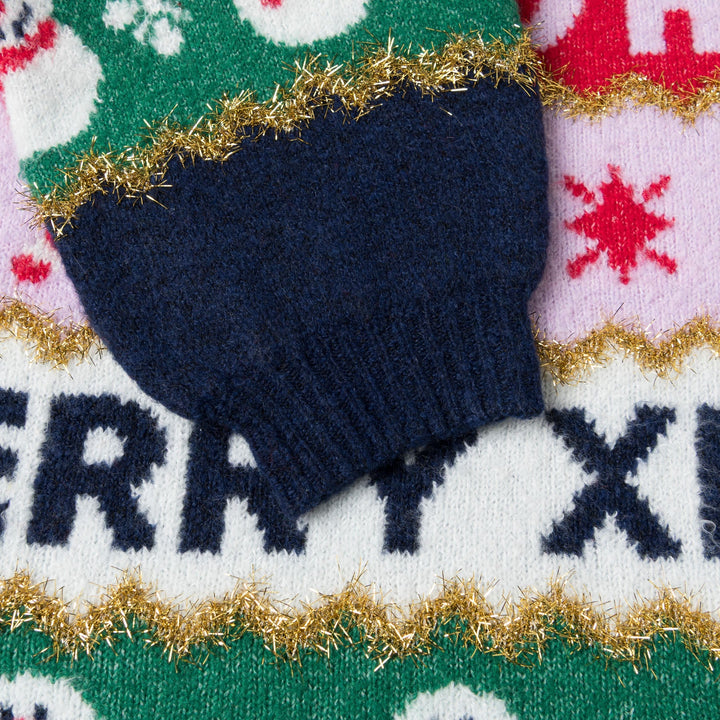 Julestriber Oversized Julesweater Børn