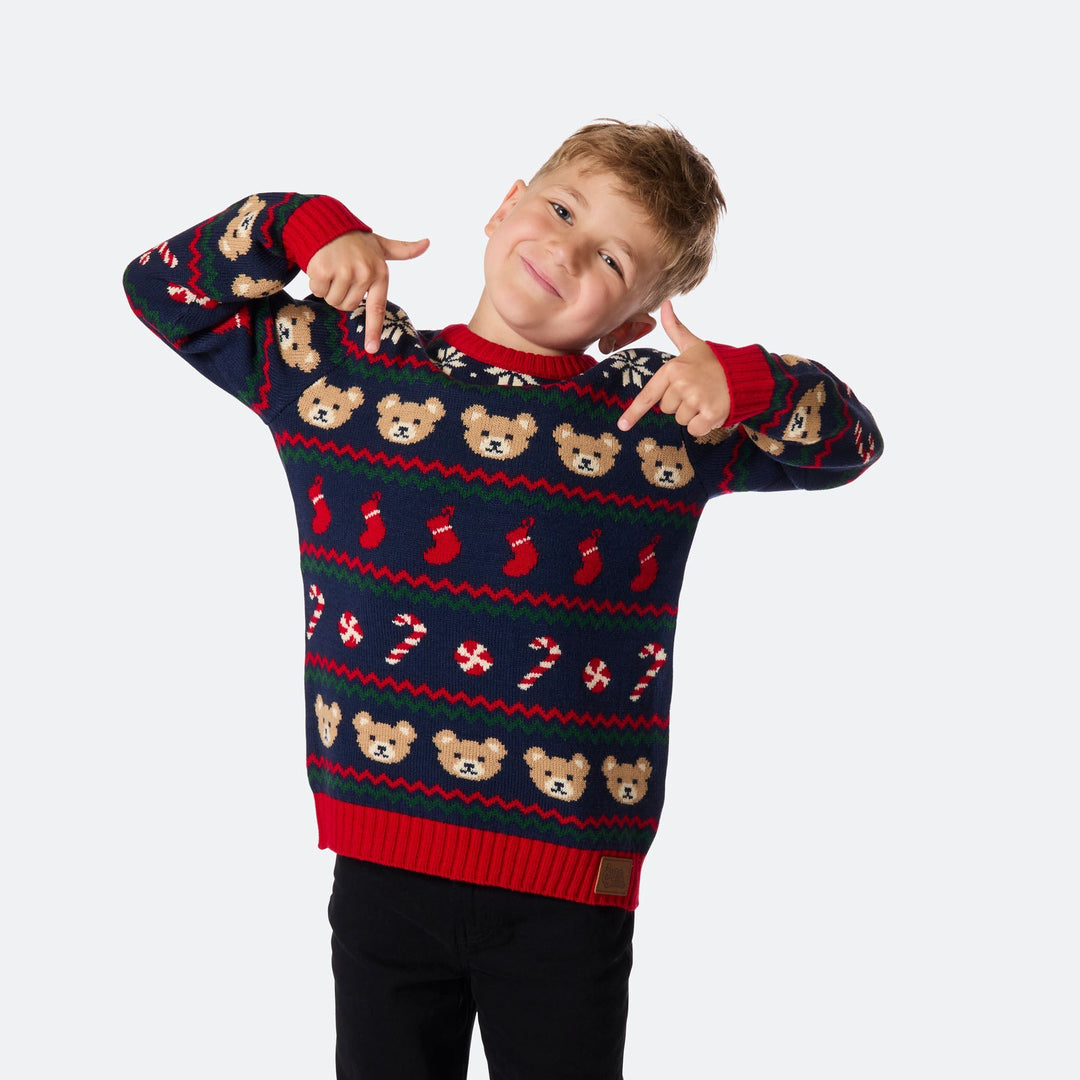 Teddybjørn Julesweater Børn