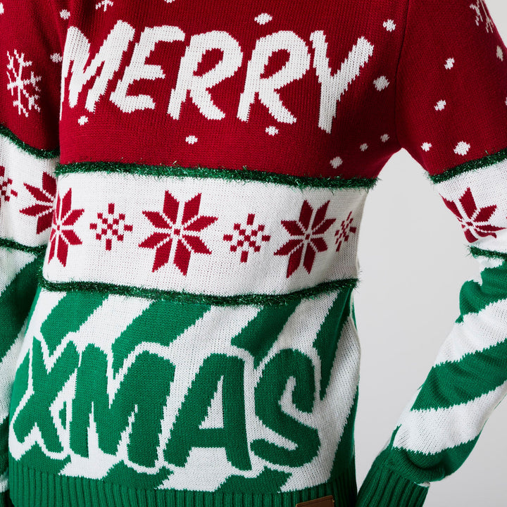 Merry Xmas Julesweater Dame