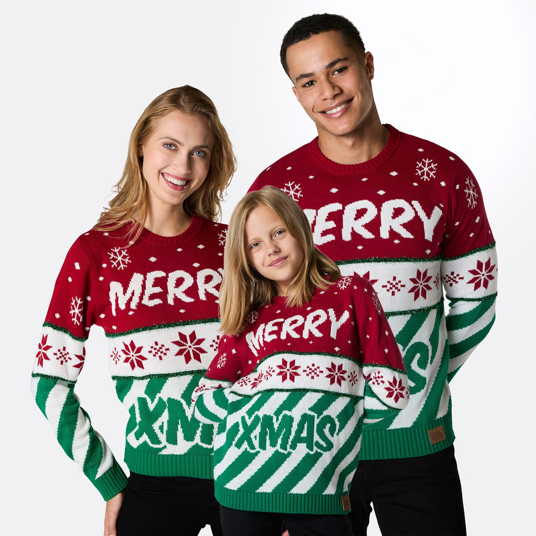Merry Xmas Julesweatre til Hele Familien