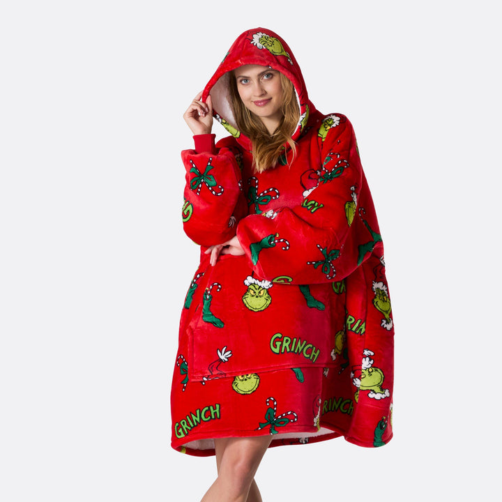 The Grinch Rød HappyHoodie