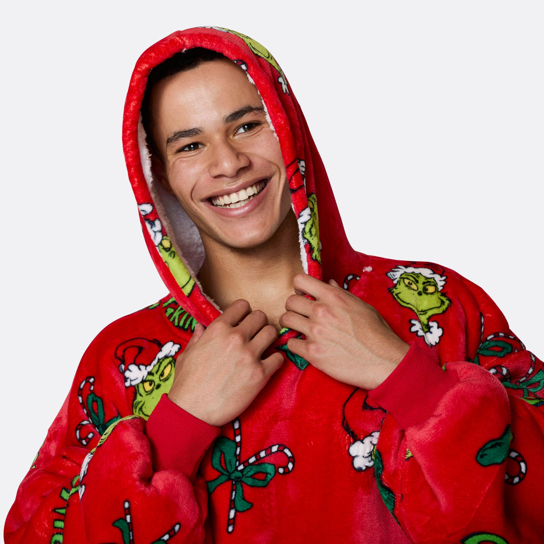 The Grinch Rød HappyHoodie