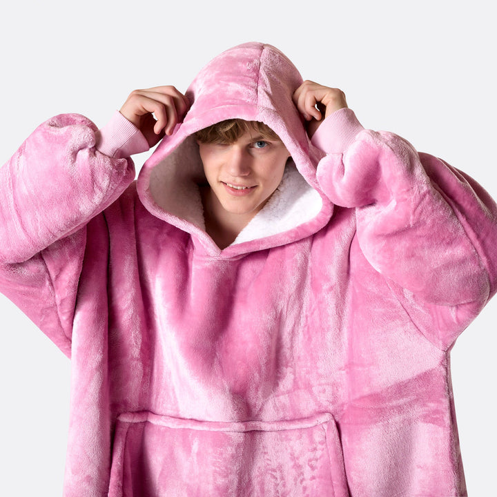 Lyserød HappyHoodie