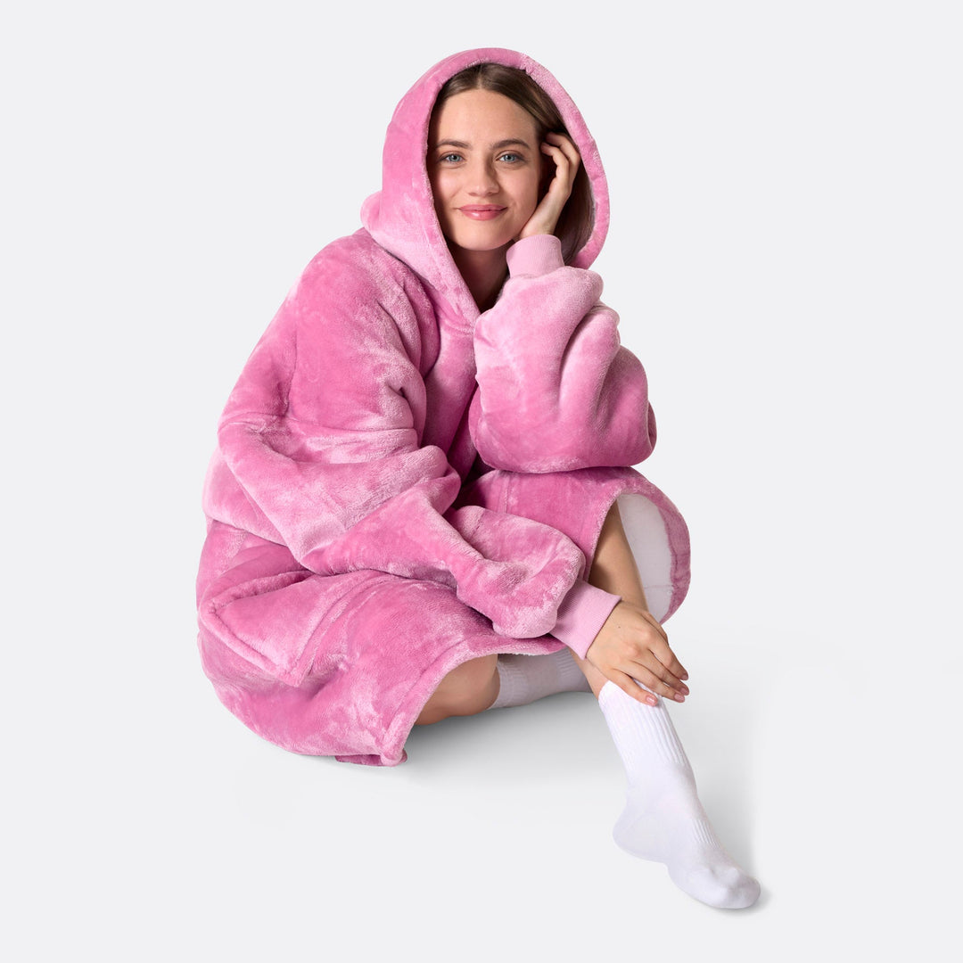 Lyserød HappyHoodie