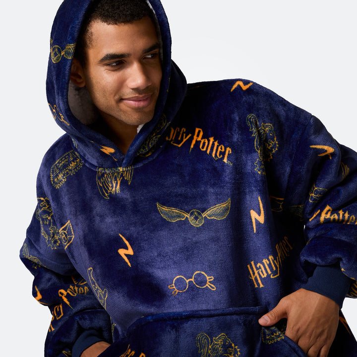 Blå Harry Potter HappyHoodie