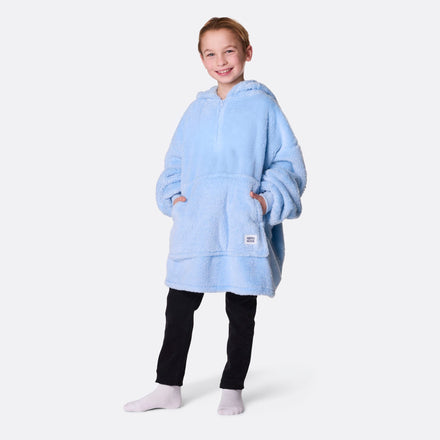 Blå Teddy HappyHoodie Børn