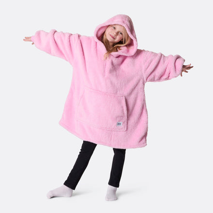 Lyserød Teddy HappyHoodie Børn