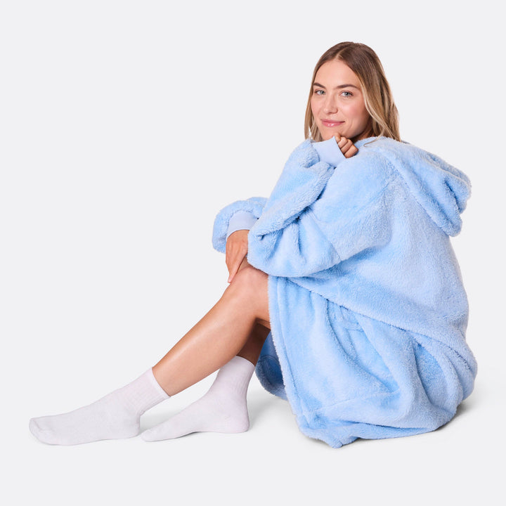 Blå Teddy HappyHoodie