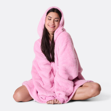 Lyserød Teddy HappyHoodie