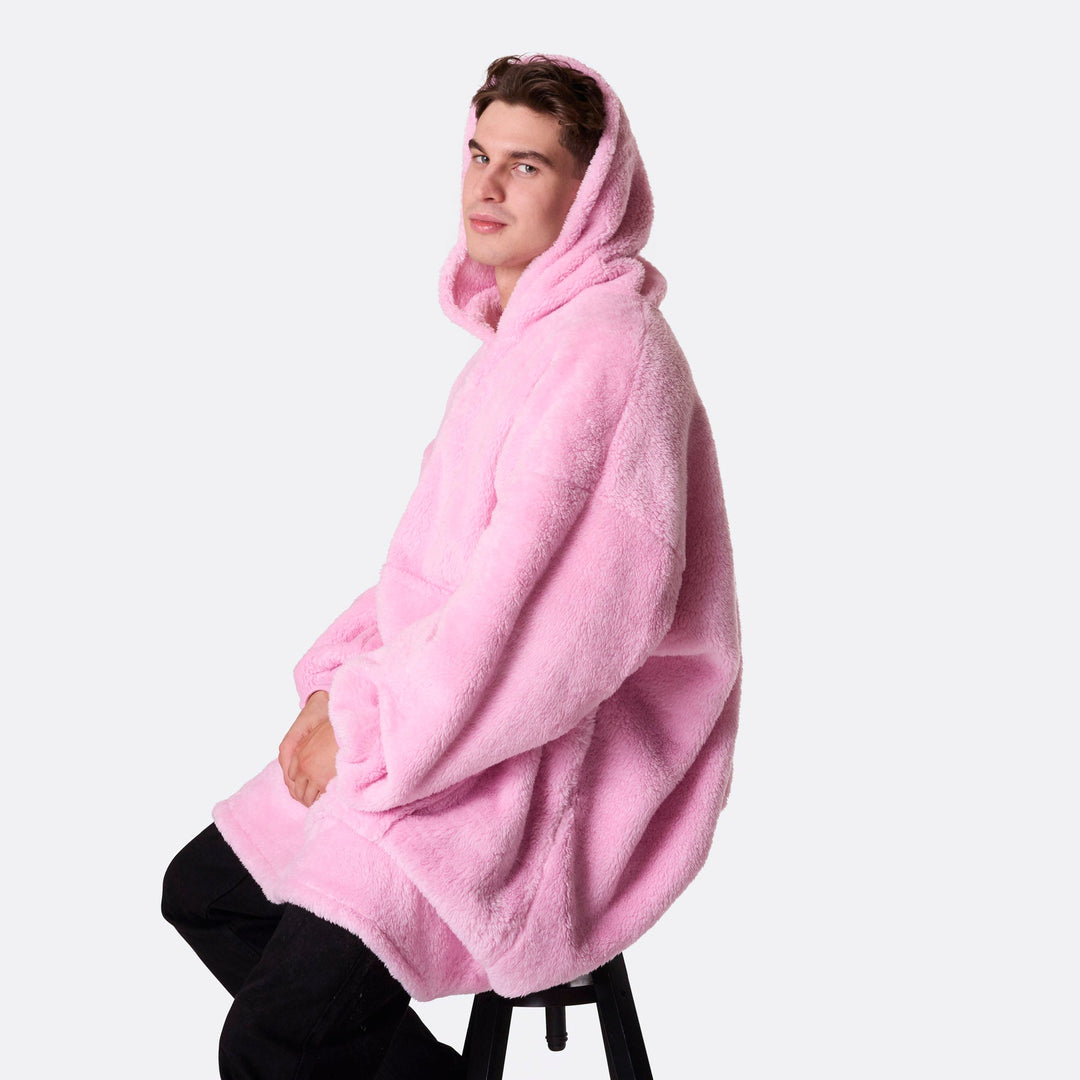 Lyserød Teddy HappyHoodie