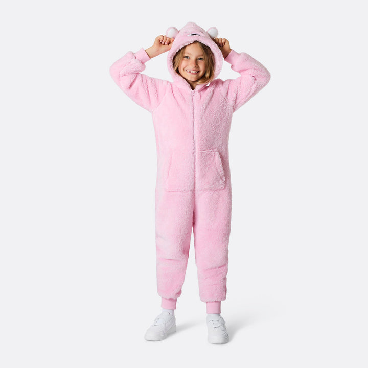 Pink Bamsebjørn Onesie Børn