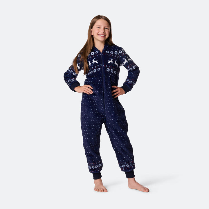 Blå Juleonesie Børn