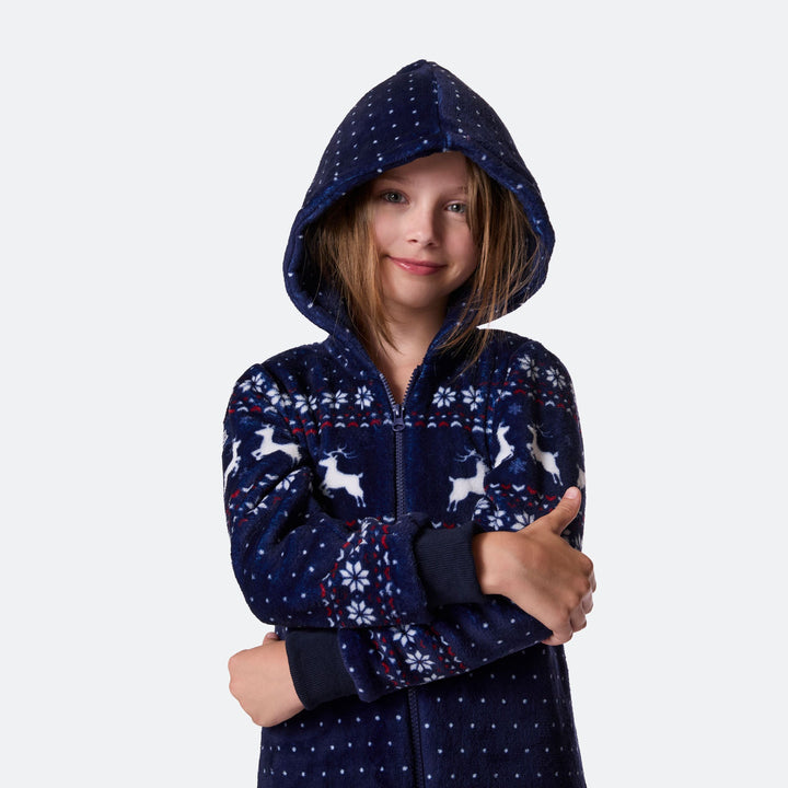 Blå Juleonesie Børn