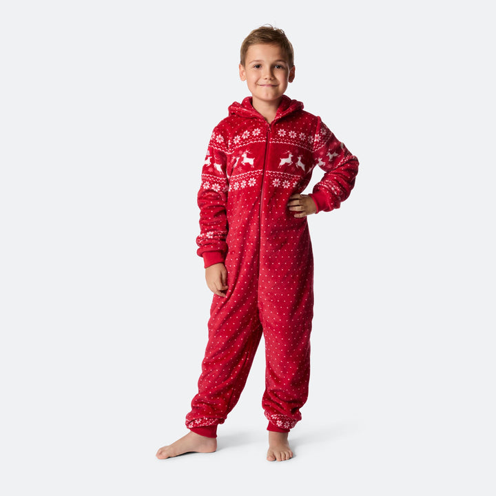 Rød Juleonesie Børn